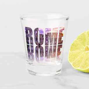 Rome text souvenir shot glas