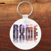 Rome text souvenir sleutelhanger (Voorkant)