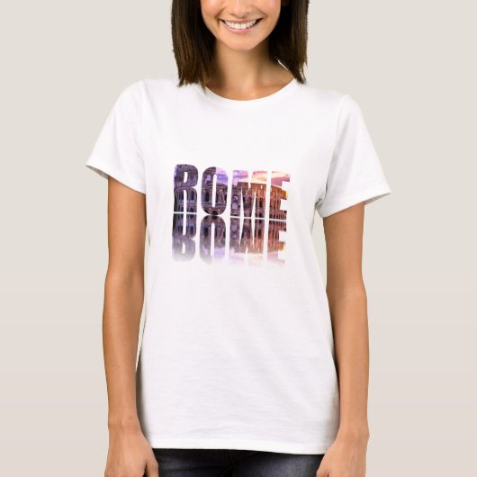Rome text souvenir t-shirt (Voorkant)