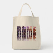 Rome text souvenir tote bag (Achterkant)