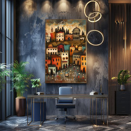 Rome: The Eternal City - Whimsical Art Perfect Poster