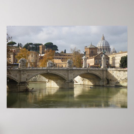 Rome, Tiberbrug Poster (Voorkant)