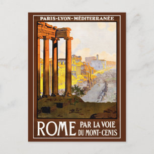Rome Travel Poster  Briefkaart
