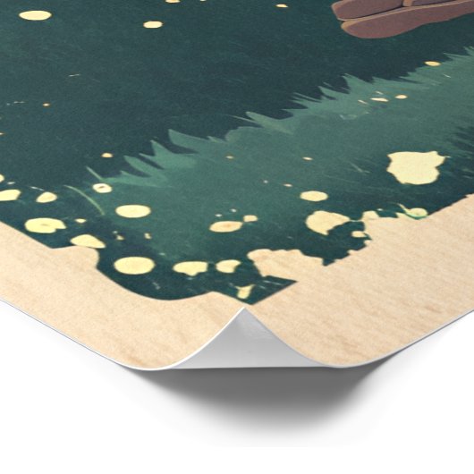  Rome Travel Poster – Retro Colosseum Muur (Hoek)