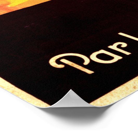 Rome, trein de luxe "Rome Express" Poster (Hoek)