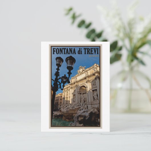 Rome - Trevi Briefkaart (Staand voorkant)