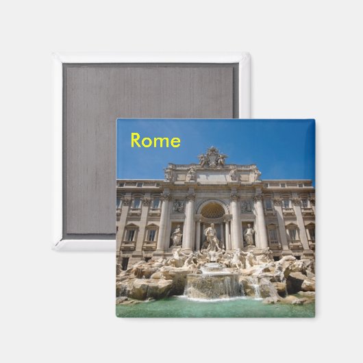 Rome Trevi Fontain Magneet (Voorkant / Achterkant)