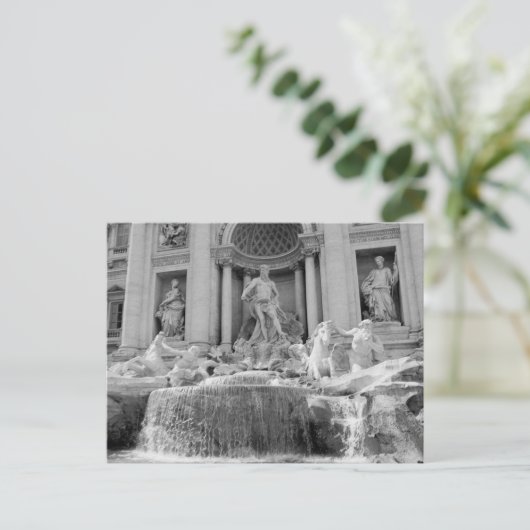Rome, Trevi Fontein Briefkaart (Staand voorkant)