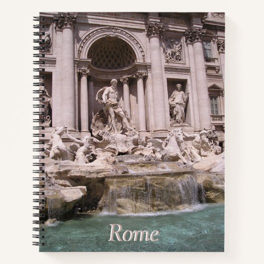 Rome, Trevi Fontein Cust. Notitieboek (Voorkant)