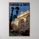 Rome - Trevi-fontein Poster (Voorkant)