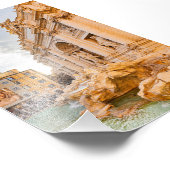 Rome Trevi Foto Afdruk (Hoek)