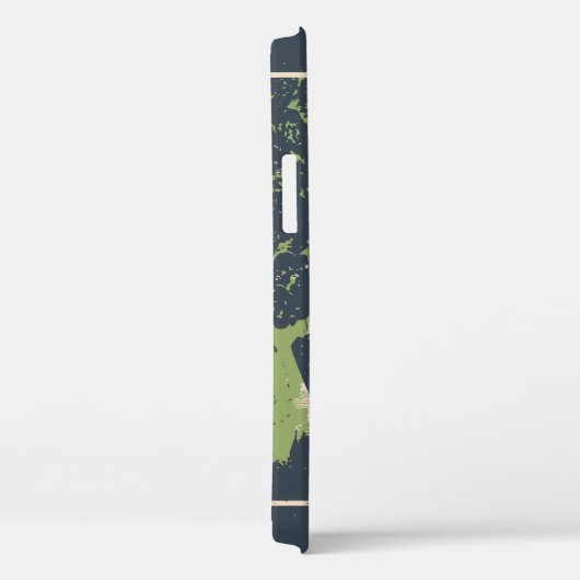 Rome Typografie: Eiffeltoren Poster. Case-Mate iPhone Case (Achterkant / Rechts)