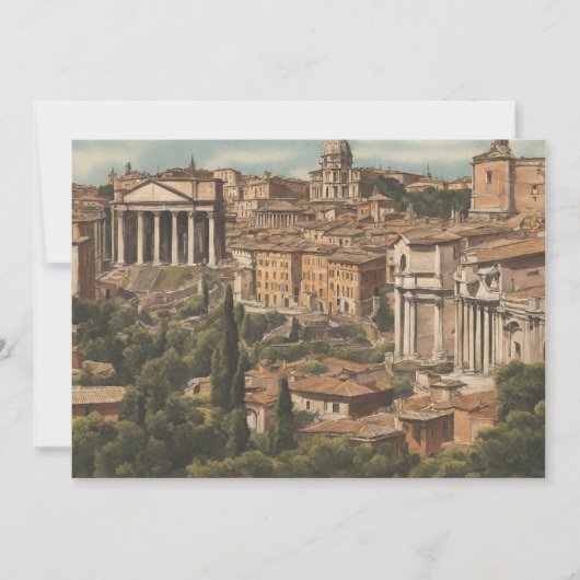 Rome uitnodiging (Voorkant)