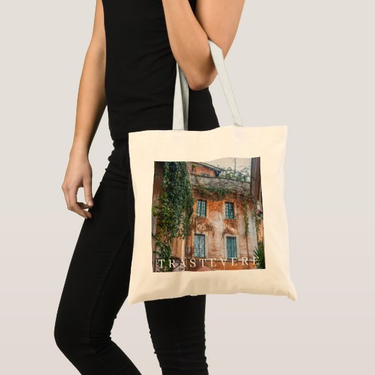 Rome uitzicht canvas tas trastevere (Voorkant (product))