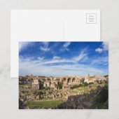 Rome - Uitzicht van het briefkaart van Romanum van (Voorkant / Achterkant)