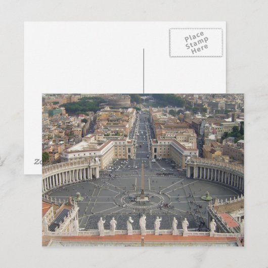 Rome - Vaticaan Briefkaart (Voorkant / Achterkant)