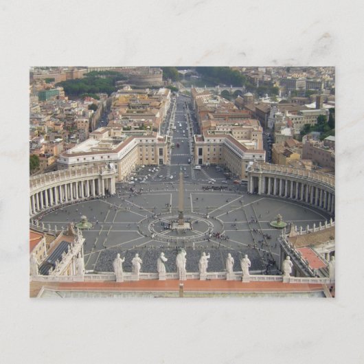 Rome - Vaticaan Briefkaart (Voorkant)
