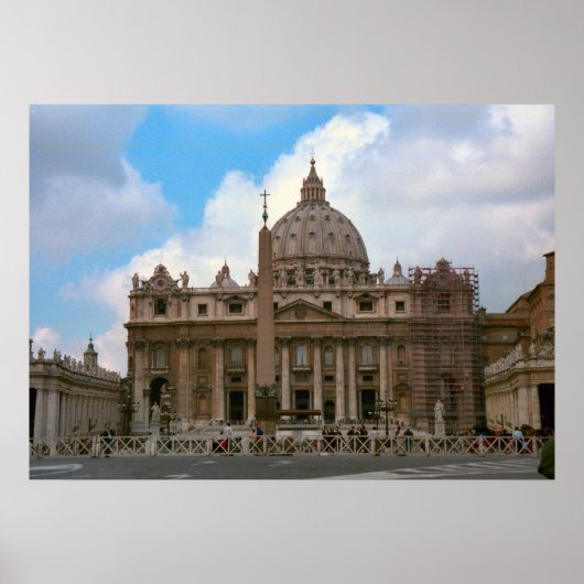 Rome, Vaticaan, Sint-Peter Basilica Poster (Voorkant)