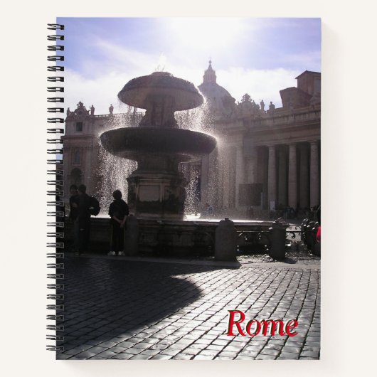 Rome, Vaticaanstad. Notitieboek (Voorkant)