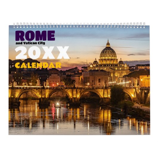 Rome Vatican City Italy 2026 Calendar Kalender (Hoes)
