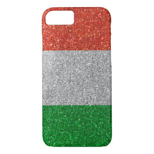 Rome Venice Italië Glitter Italiaanse vlag iPhone 8/7 Hoesje