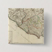 Rome Vierkante Button 5,1 Cm (Voorkant)