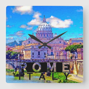 Rome Vierkante Klok