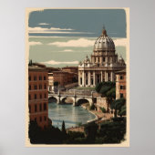 Rome vintage poster (Voorkant)