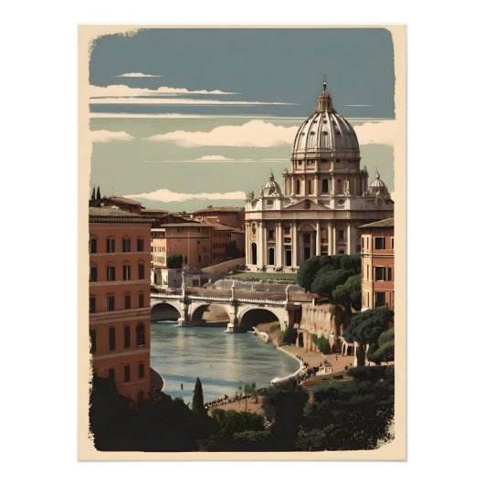Rome vintage poster (Voorkant)