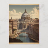 Rome vintage poster briefkaart (Voorkant)