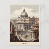 Rome vintage poster briefkaart (Voorkant)