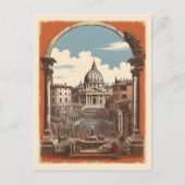 Rome vintage poster briefkaart (Voorkant)