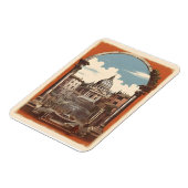 Rome vintage poster magneet (Linkerzijde)