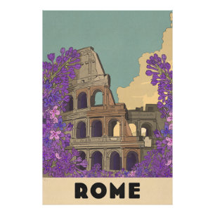 Rome Vintage Reisposter Foto Afdruk