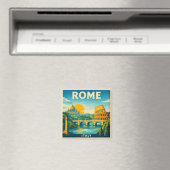Rome Vintage Reisposter Magneet (Insitu (Vaatwasser))