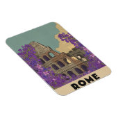 Rome Vintage Reisposter Magneet (Rechterzijde)