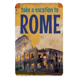 Rome vintage reisposter magneet