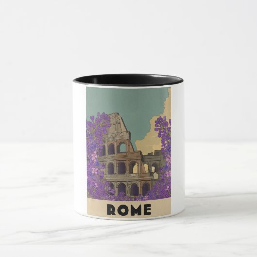 Rome Vintage Reisposter Mok (Midden)