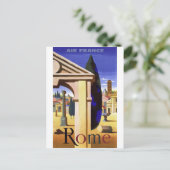 Rome Vintage Travel Briefkaart (Staand voorkant)