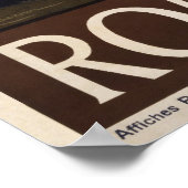 Rome Vintage Travel Poster (Hoek)