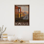 Rome Vintage Travel Poster (Keuken)