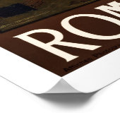 Rome Vintage Travel Poster (Hoek)