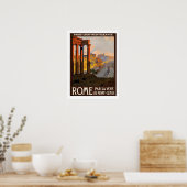 Rome Vintage Travel Poster (Keuken)