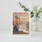 Rome Vintage Travel Poster 1906 Briefkaart (Staand voorkant)