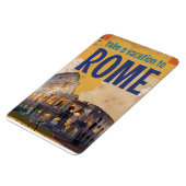 Rome Vintage Travel poster Magneet (Linkerzijde)