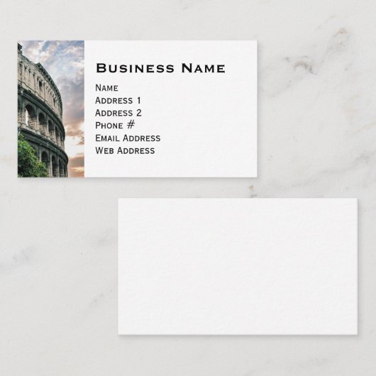 Rome Visitekaartje (Voorkant / Achterkant)