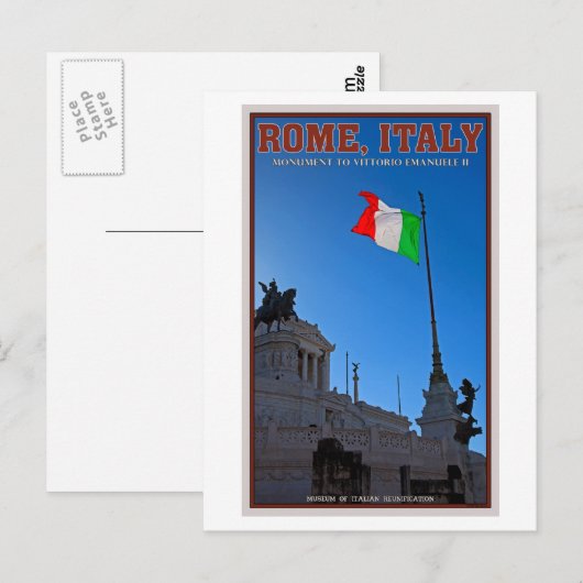 Rome - Vittorio Monument Briefkaart (Voorkant / Achterkant)