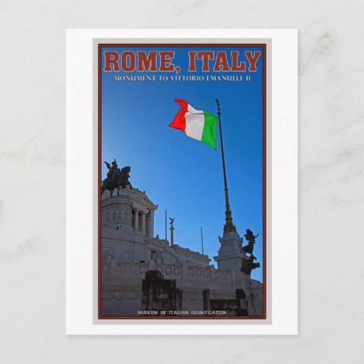 Rome - Vittorio Monument Briefkaart (Voorkant)