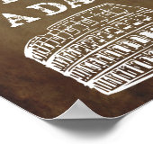 Rome was niet in één dag gebouwd poster (Hoek)