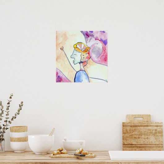 Rome was niet in een dag gebouwd poster (Keuken)